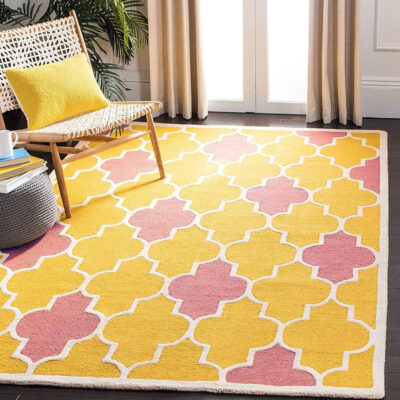Hand Tufted Wool Rug – SR-107C/Loop (5×8)
