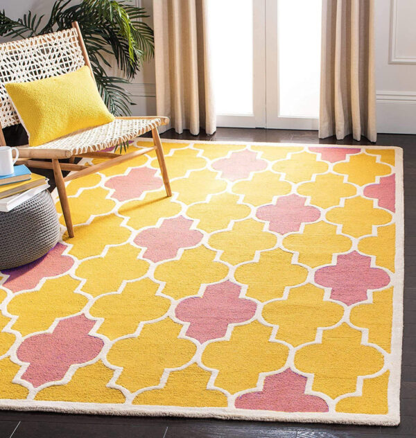 Hand Tufted Wool Rug – SR-107C/Loop (5×8)